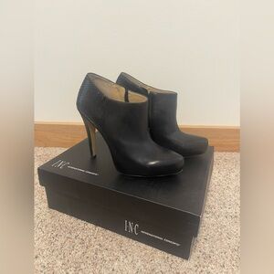 INC leather booties